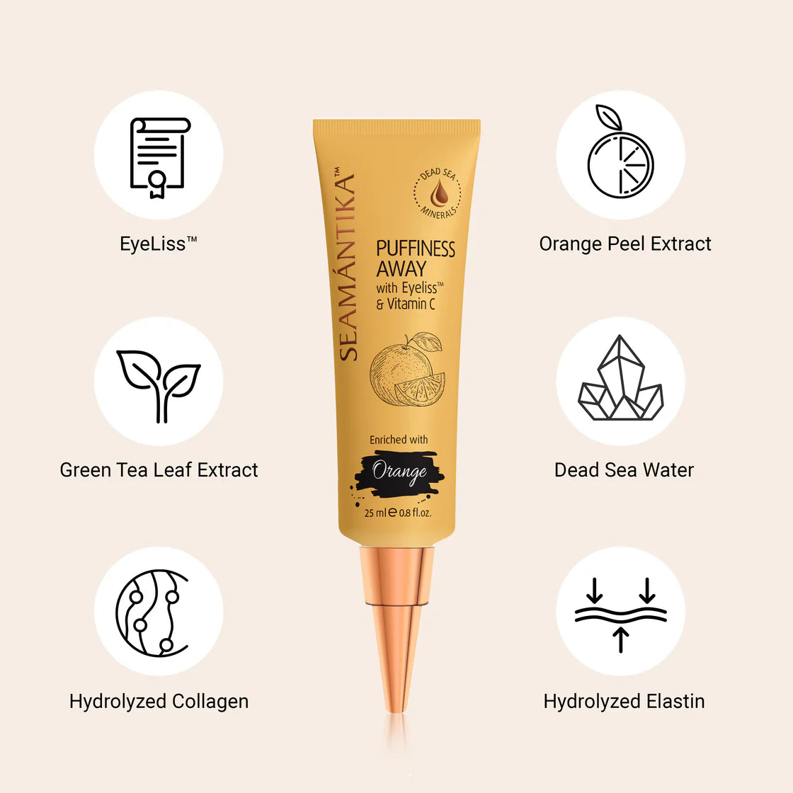 SEAMANTIKA 瞬間去眼袋精華 - 橙皮萃取 25ml