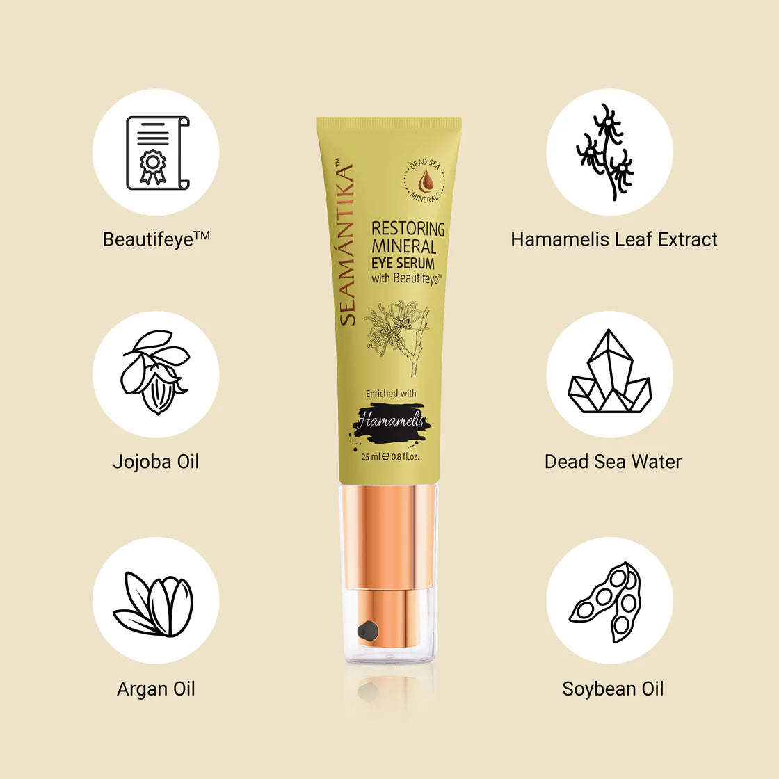 Seamantika 修復礦物眼精華 - 金縷梅葉 25ml