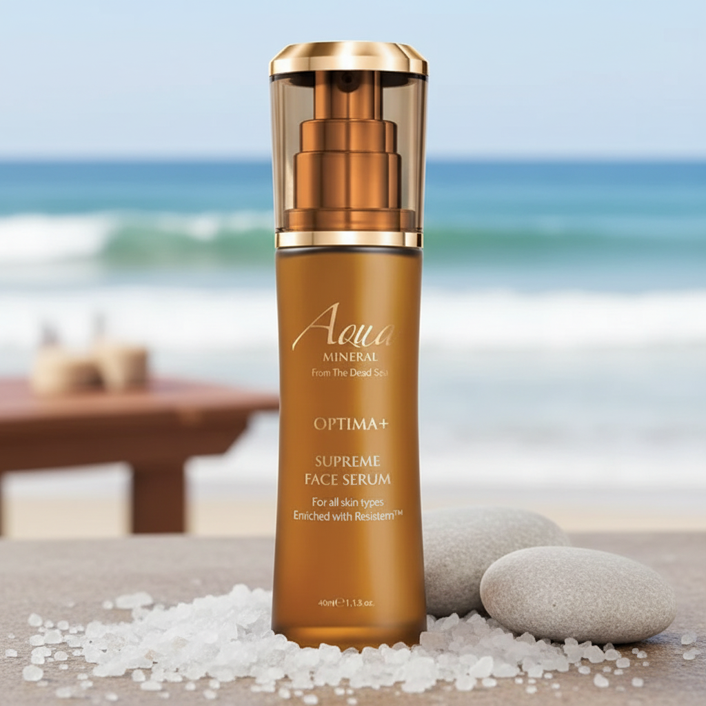 Aqua Mineral Optima+ 皇牌幹細胞修護精華 自然簡約海洋礦物spa背景