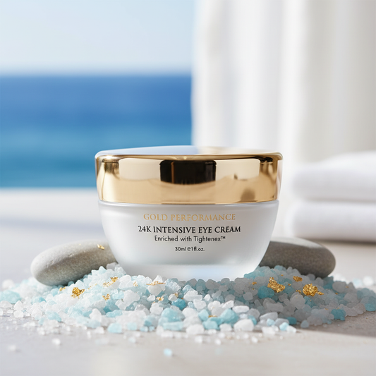 Aqua Mineral 24K 極潤緊緻眼霜 金色元素海洋礦物spa背景