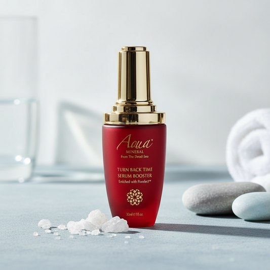 Aqua Mineral 時光倒流精華促進液 明亮自然簡約海洋礦物spa背景