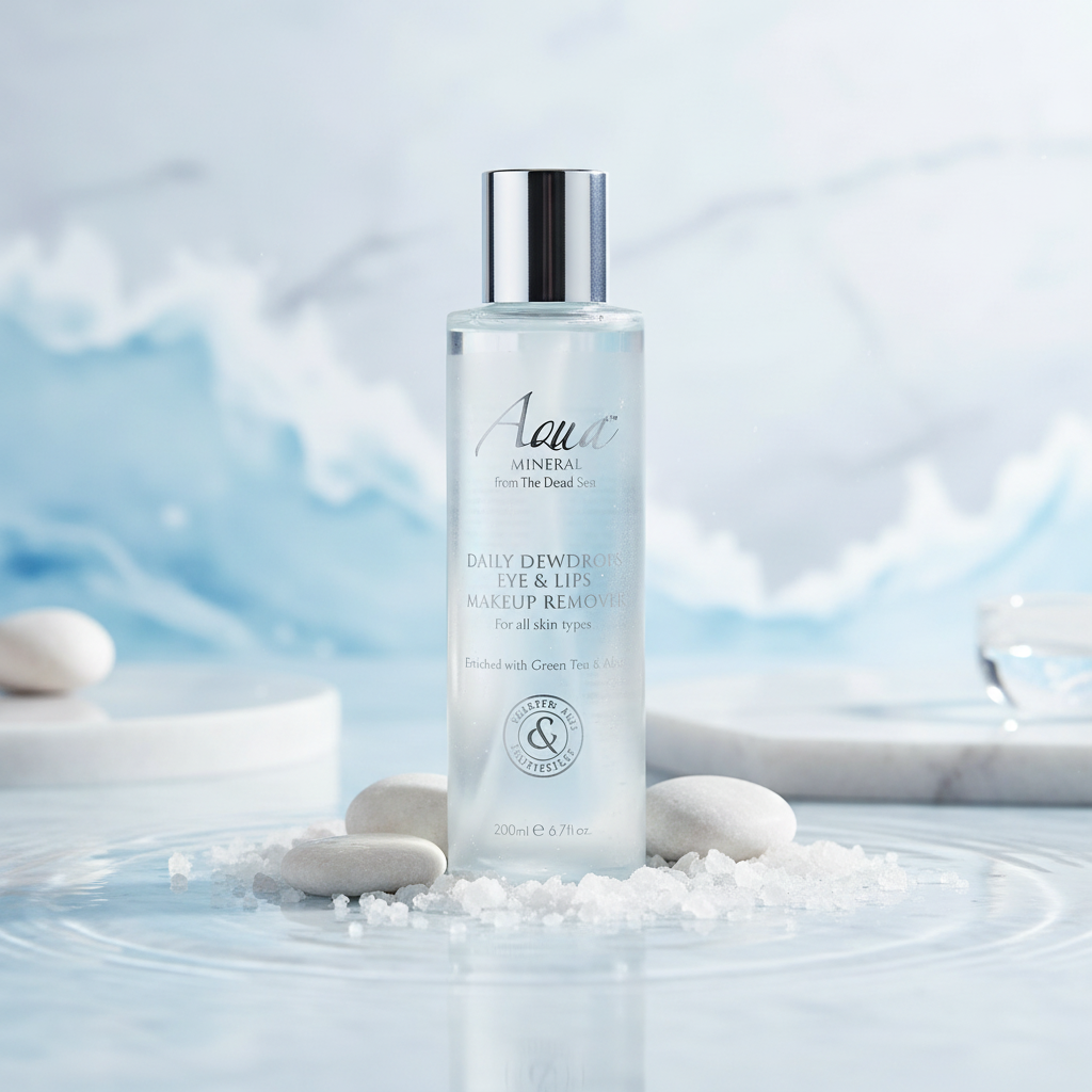Aqua Mineral 溫和眼唇卸妝液 海洋礦物spa背景