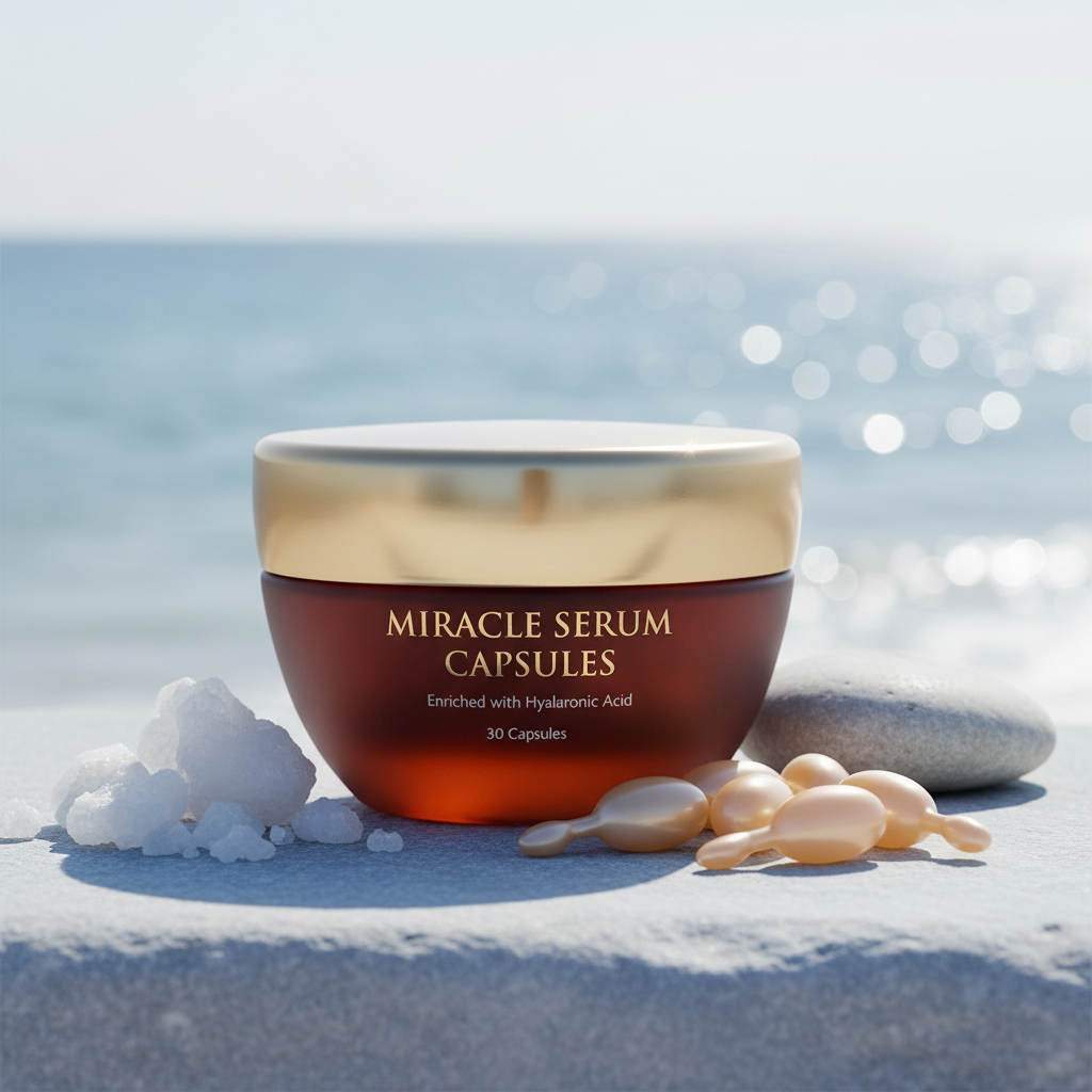 Aqua Mineral 奇蹟精華膠囊 明亮自然簡約海洋礦物spa背景