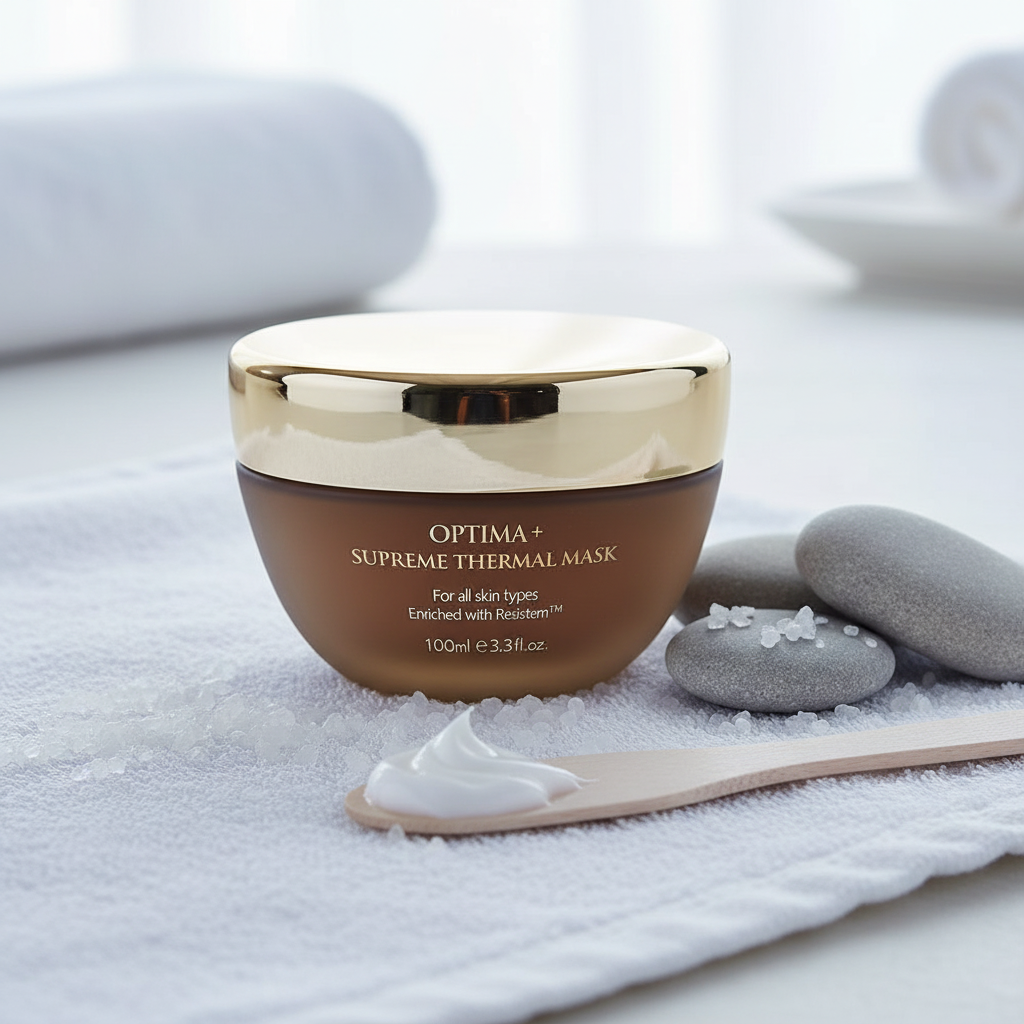 Aqua Mineral Optima+ 皇牌幹細胞熱能面膜 白色面膜spa背景