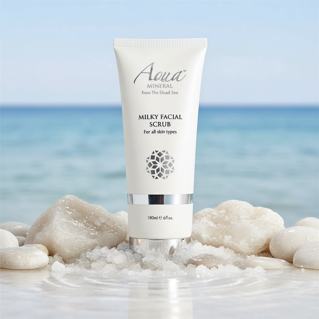 Aqua Mineral 死海礦物去角質潔面乳 海洋礦物spa背景