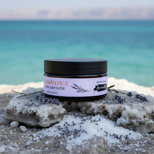 Seamatika 礦物身體乳霜 薰衣草萃取 死海礦物spa背景