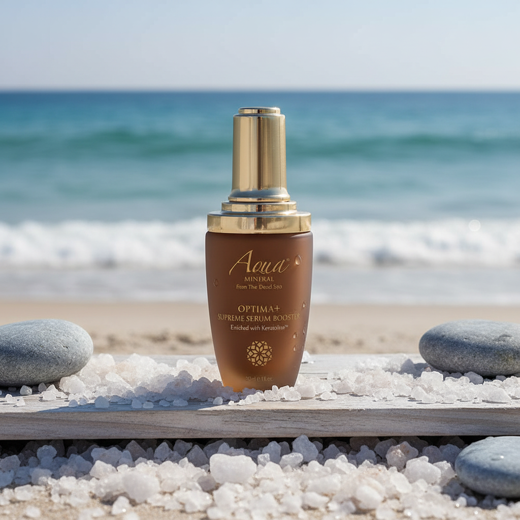 Aqua Mineral OPTIMA+ 極潤至尊精華促進液 自然簡約海洋礦物spa背景
