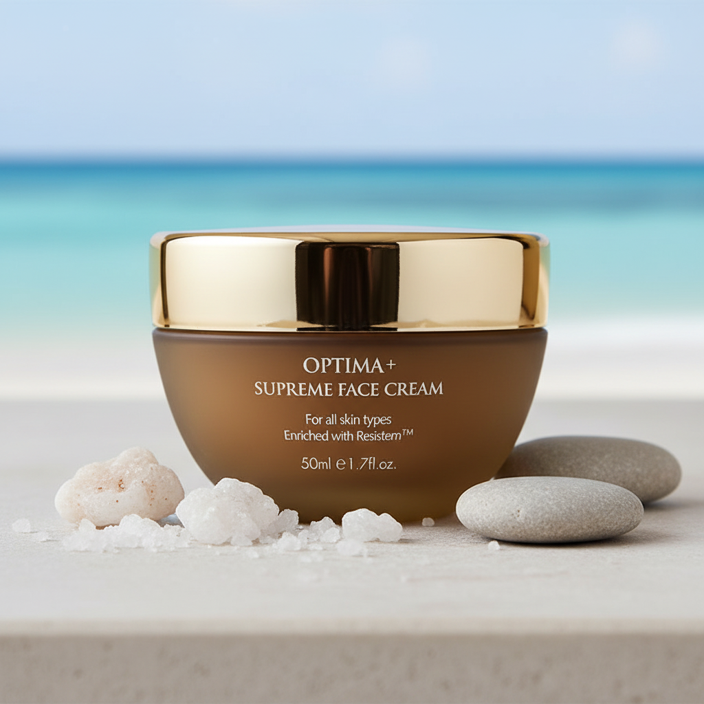 Aqua Mineral 皇牌幹細胞修護面霜 自然簡約海洋礦物spa背景