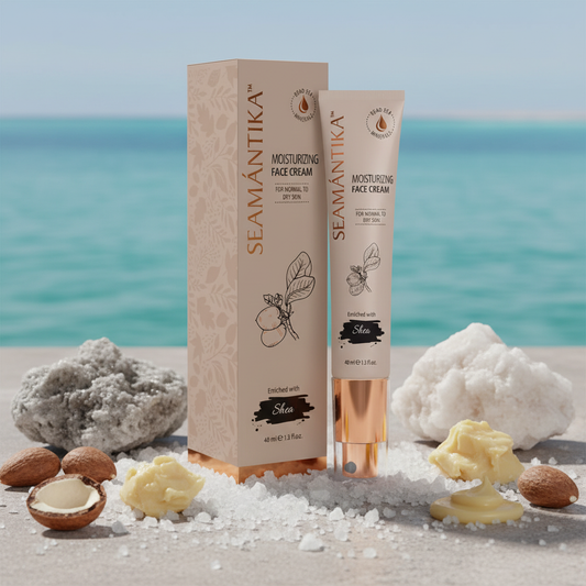 SEAMANTIKA 死海礦物保濕面霜 乳木果油 死海礦物spa背景